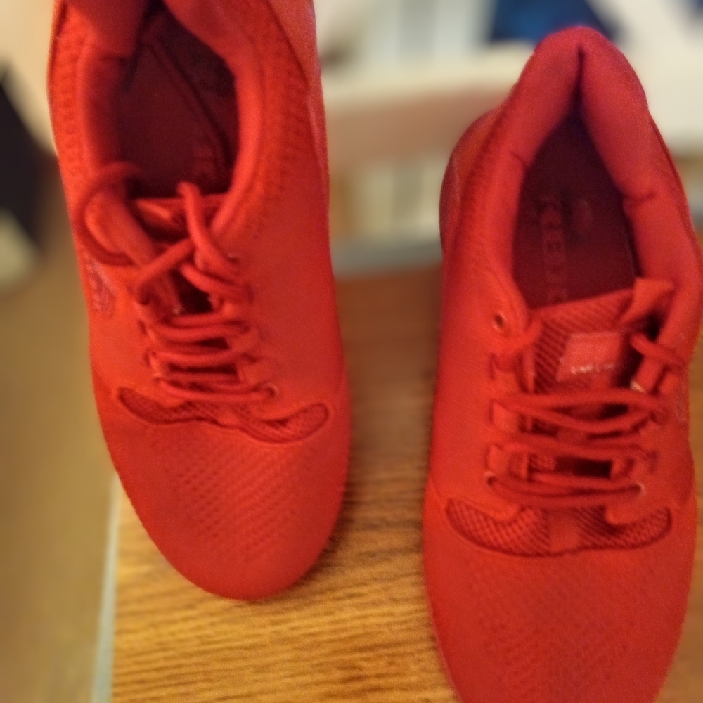 RBX Red Athletic Sneakers Pre-owned In Good Condition Size 6.5